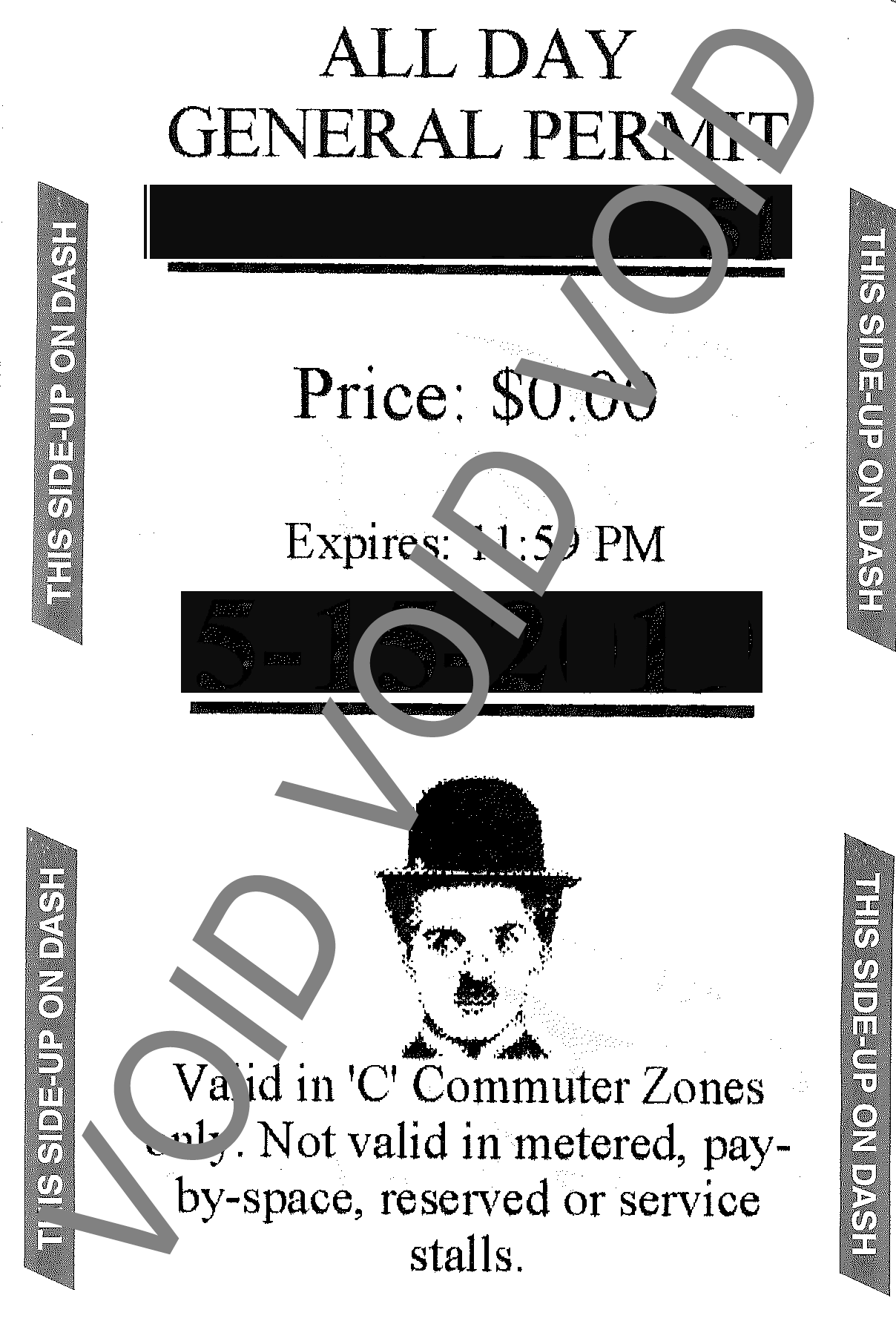 CER Pilot Parking Program